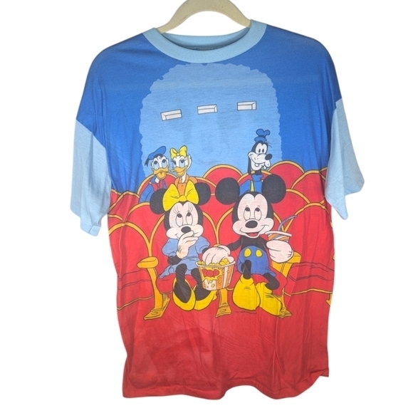 Disney Other - Vintage Disney World Mickey Mouse Pajama Sleep Shirt One Size mickey mouse